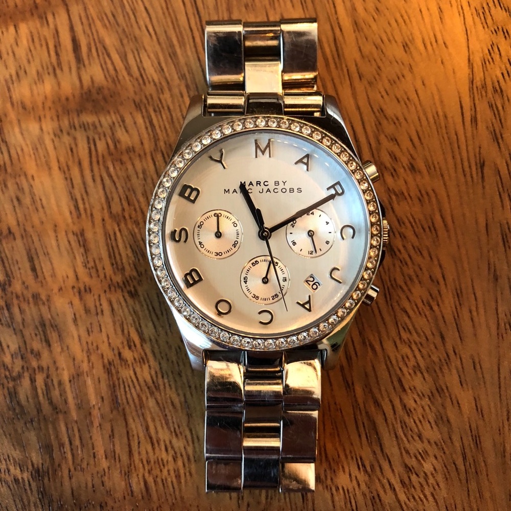 Marc by Marc Jacobs Henry Glitz Chronograph watch
